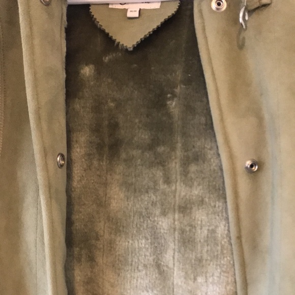 Jessica Faux Fur Swede Coat - Picture 4 of 4